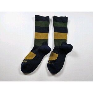 Mont Bell Women's Wool Blend Striped Socks Size S (4-7.5)